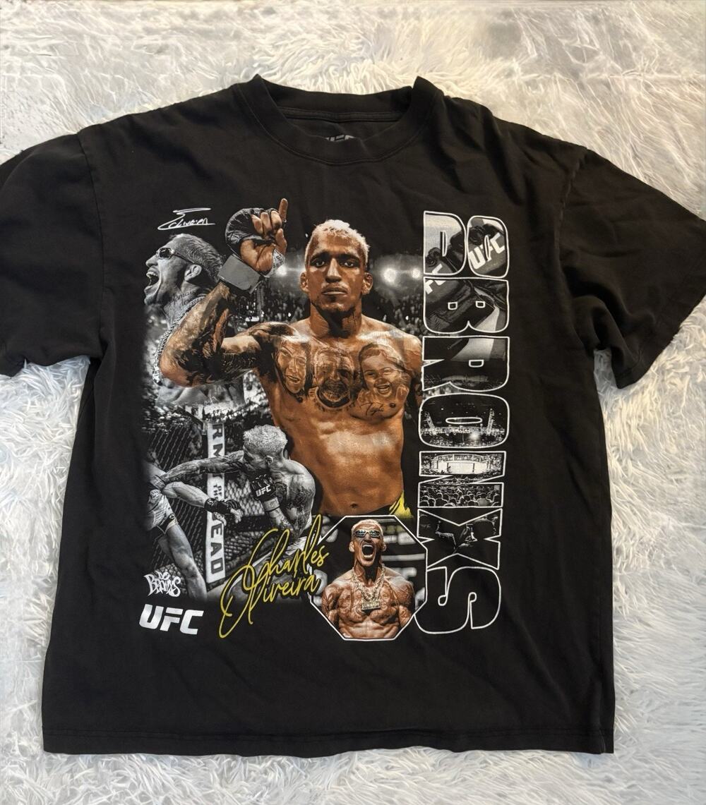 UFC Charles “Do Bronx” Men’s L Graphic Tee. Soft, Grt Design & Quality